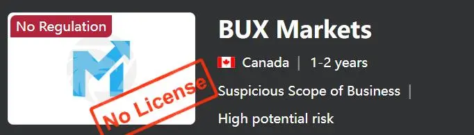 Apakah BUX Markets Legal?