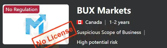 Apakah BUX Markets Legal?