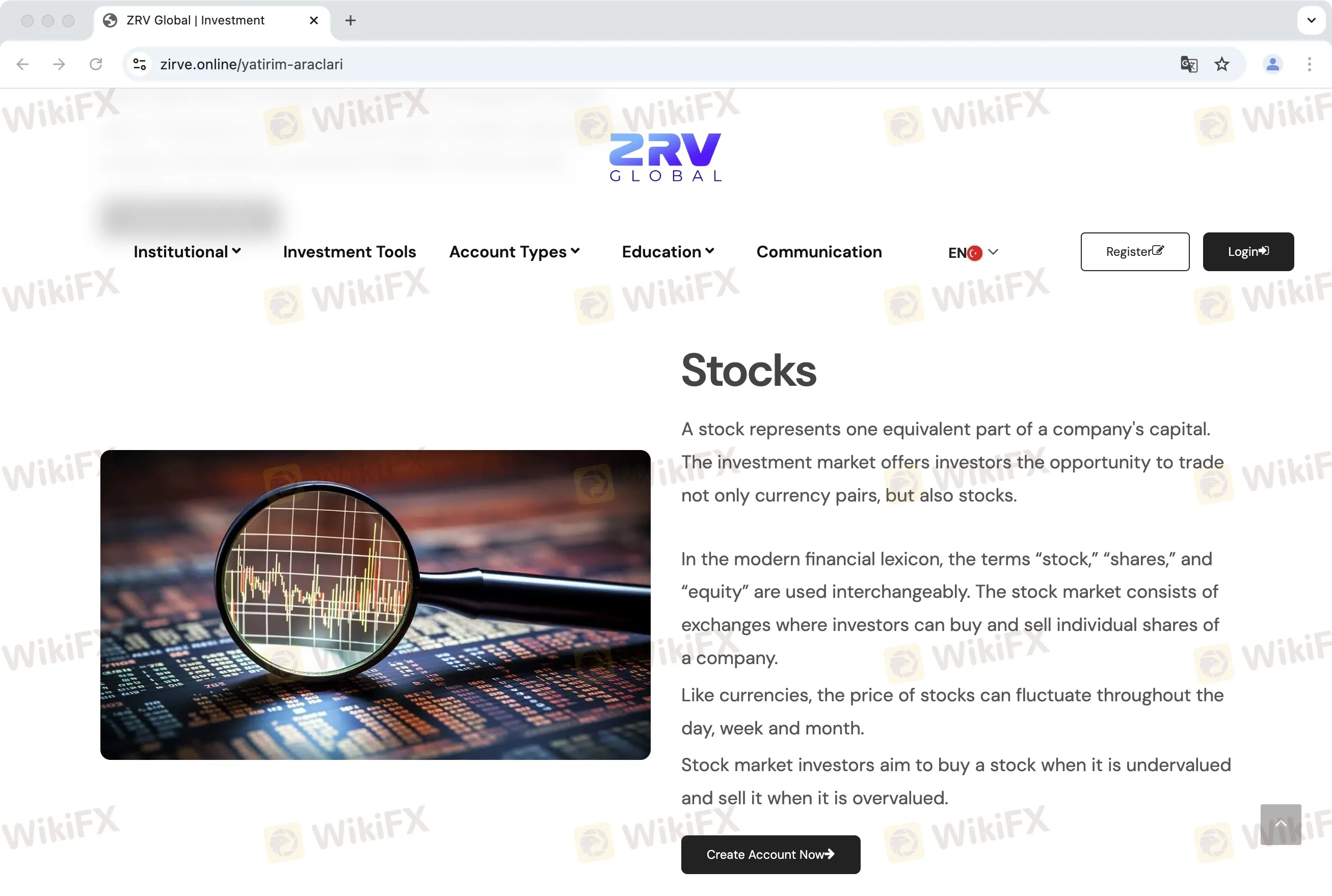 What Can I Trade on Zirve Global?