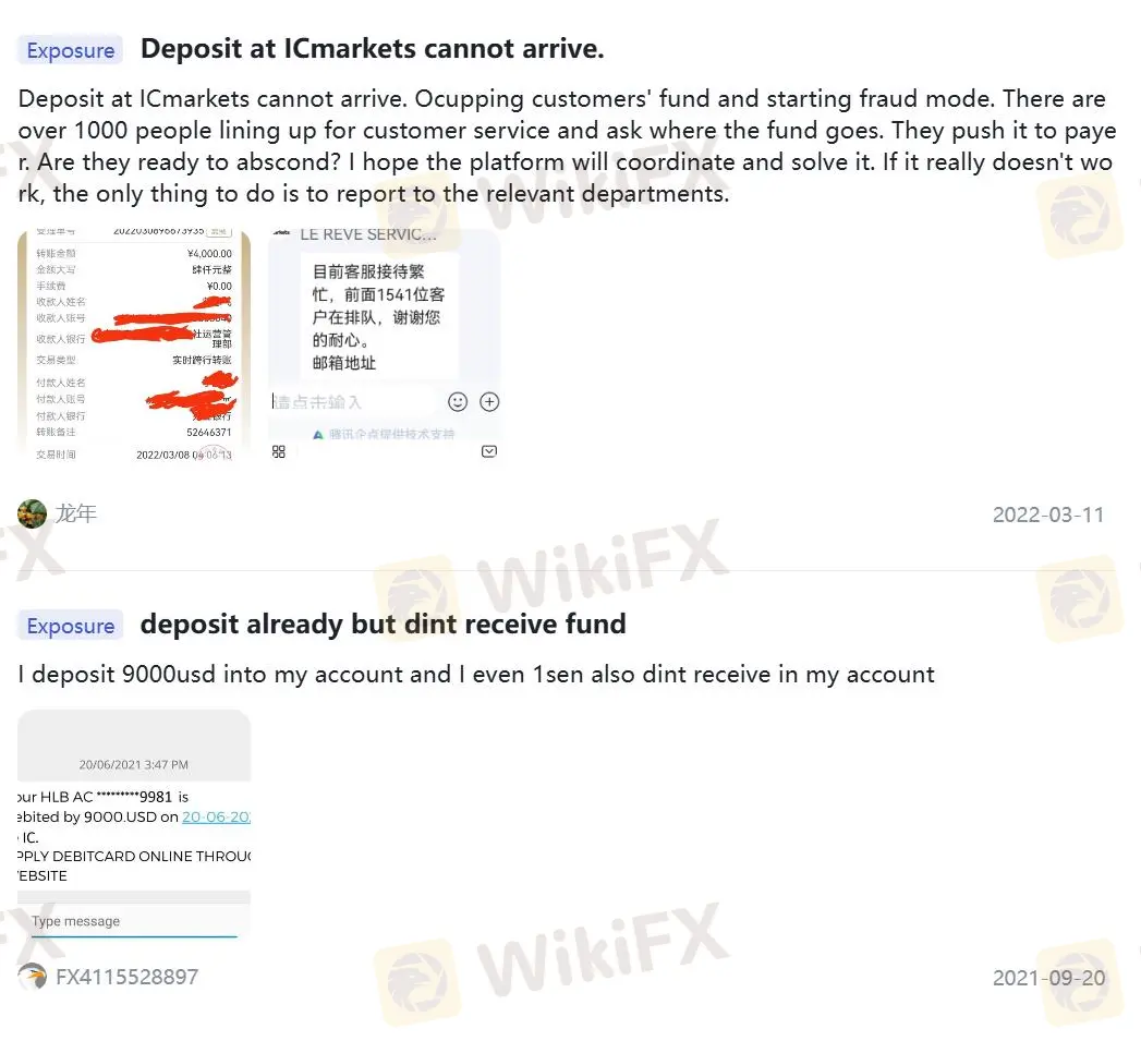 Reseñas negativas de Fake IC Markets en WikiFX