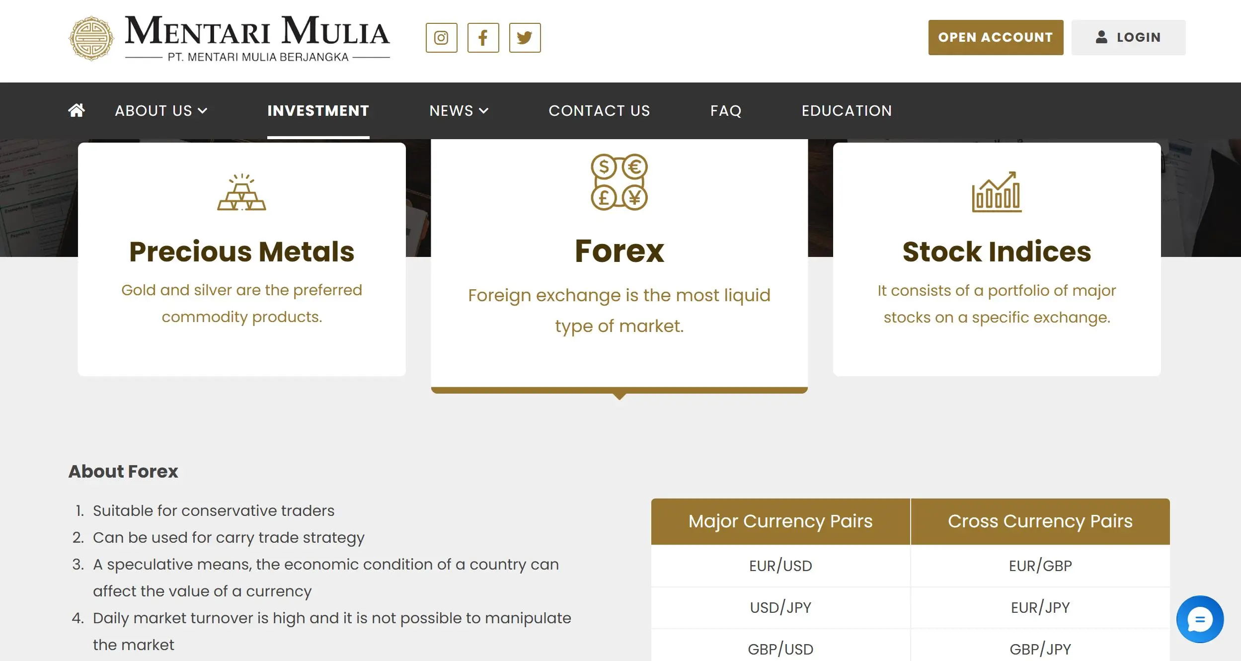สิ่งที่ฉันสามารถซื้อขายได้บน Mentari Mulia? สิ่งที่ฉันสามารถซื้อขายได้บน Mentari Mulia?