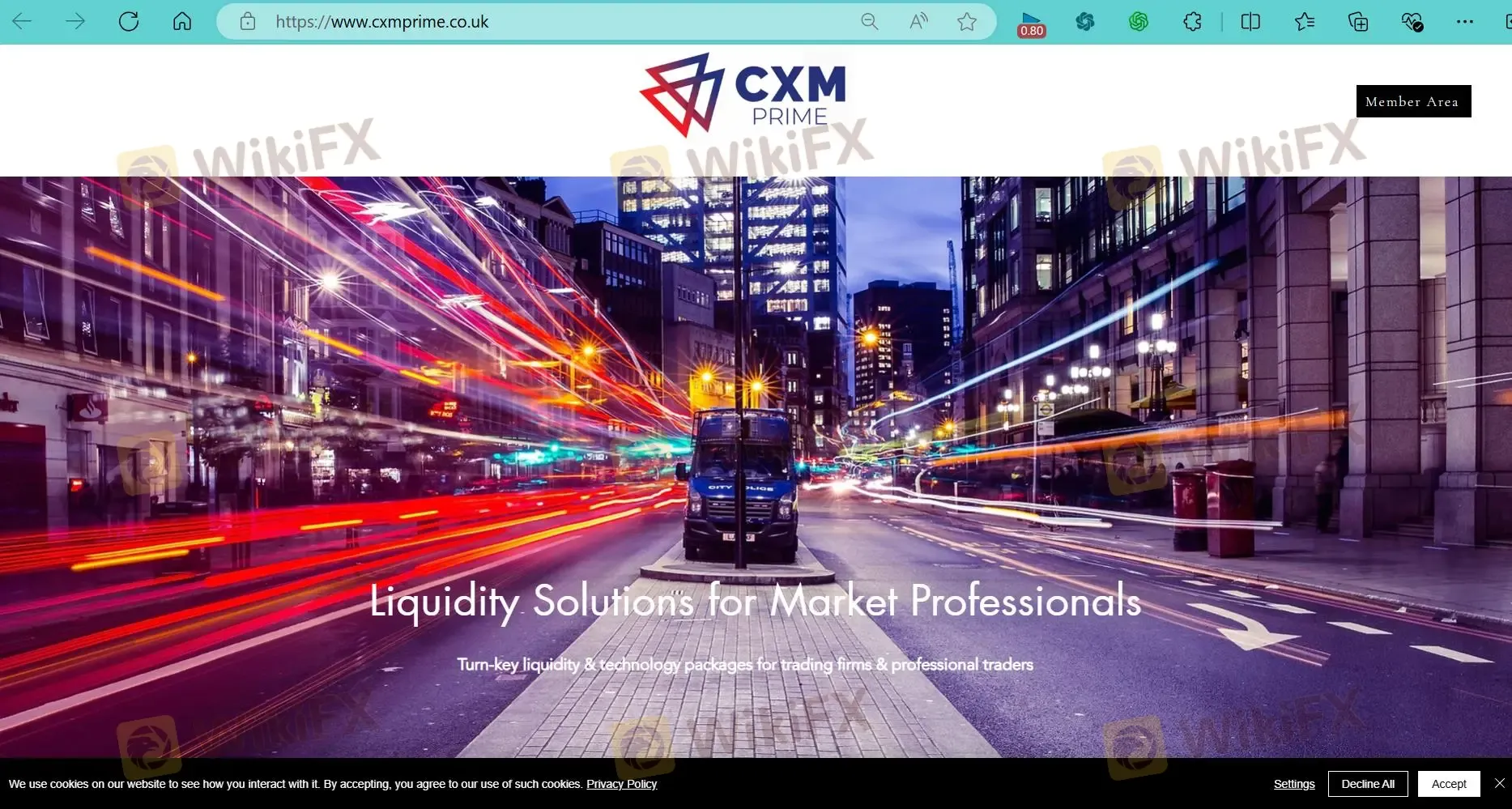 CXM Prime's homepage