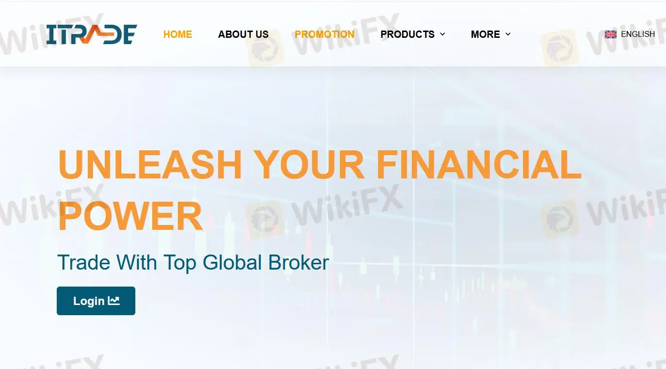 ITrade FX Market's homepage