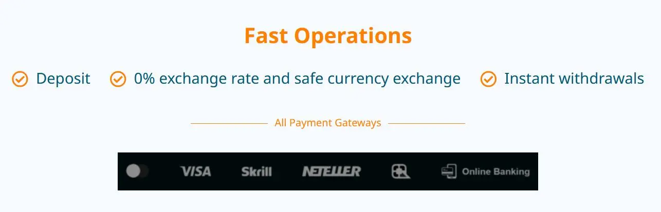 Payment options Payment options