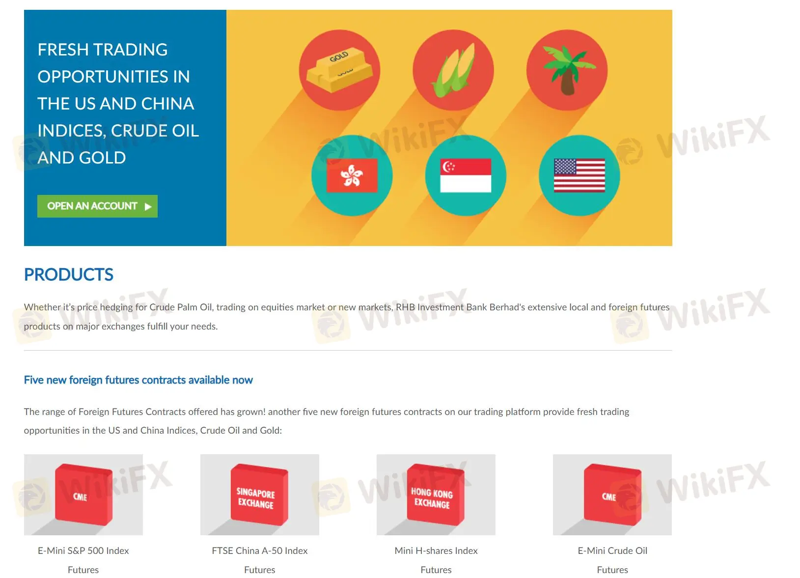 Trading Products