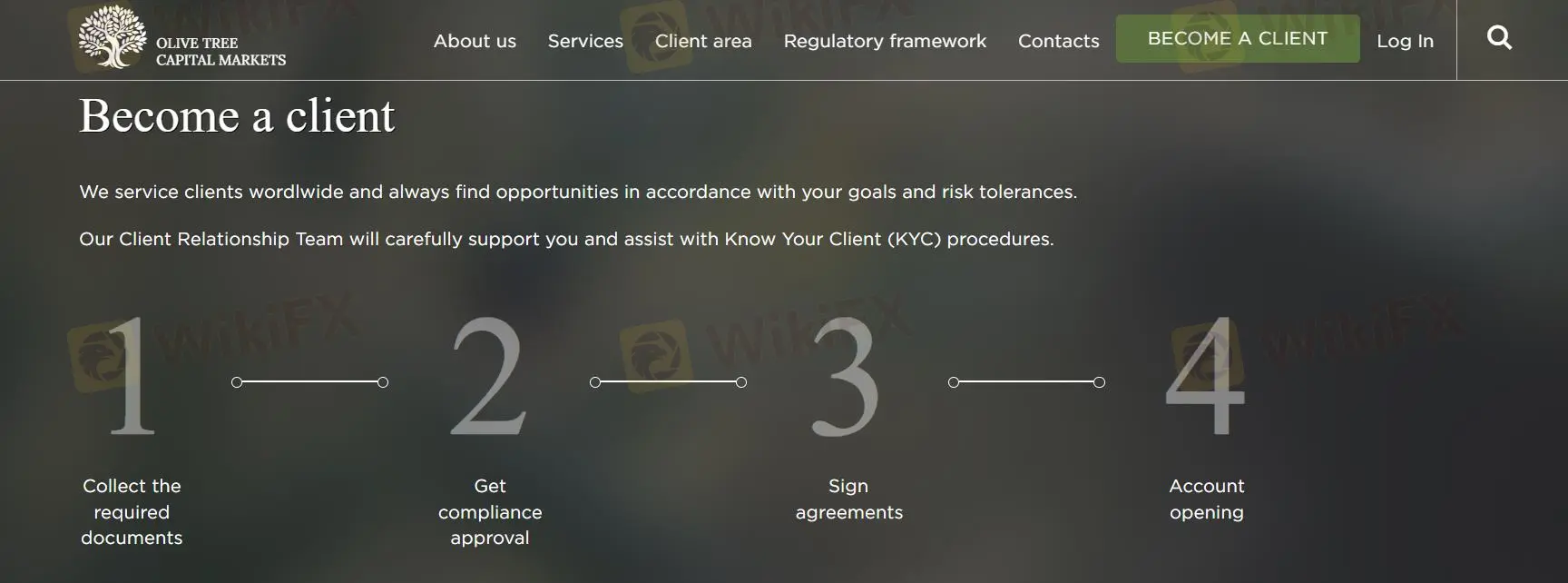 How to Open an Account on Olive Tree Capital Markets?
