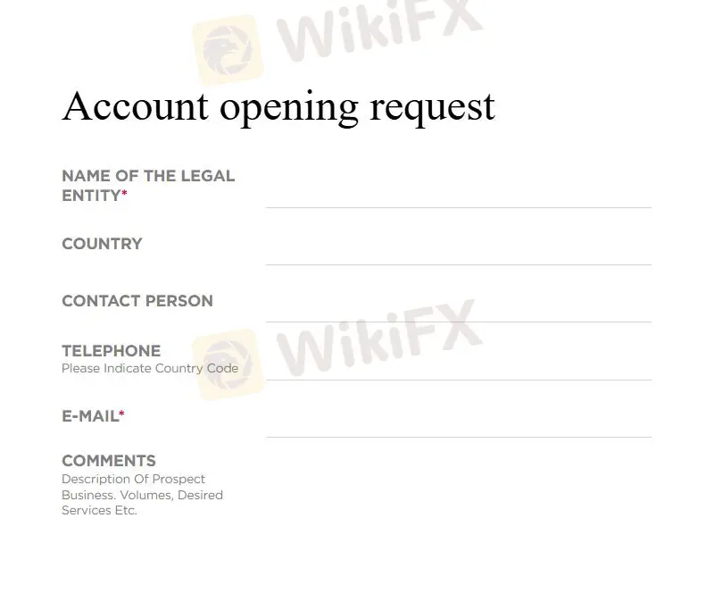 Fill in required info