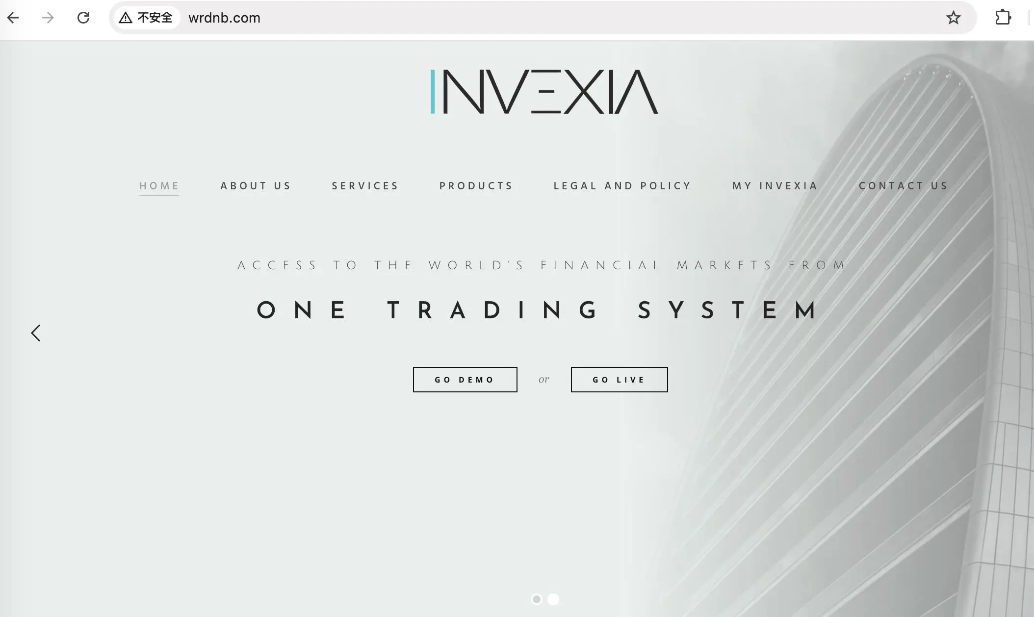 INVEXIA's homepage INVEXIA's homepage