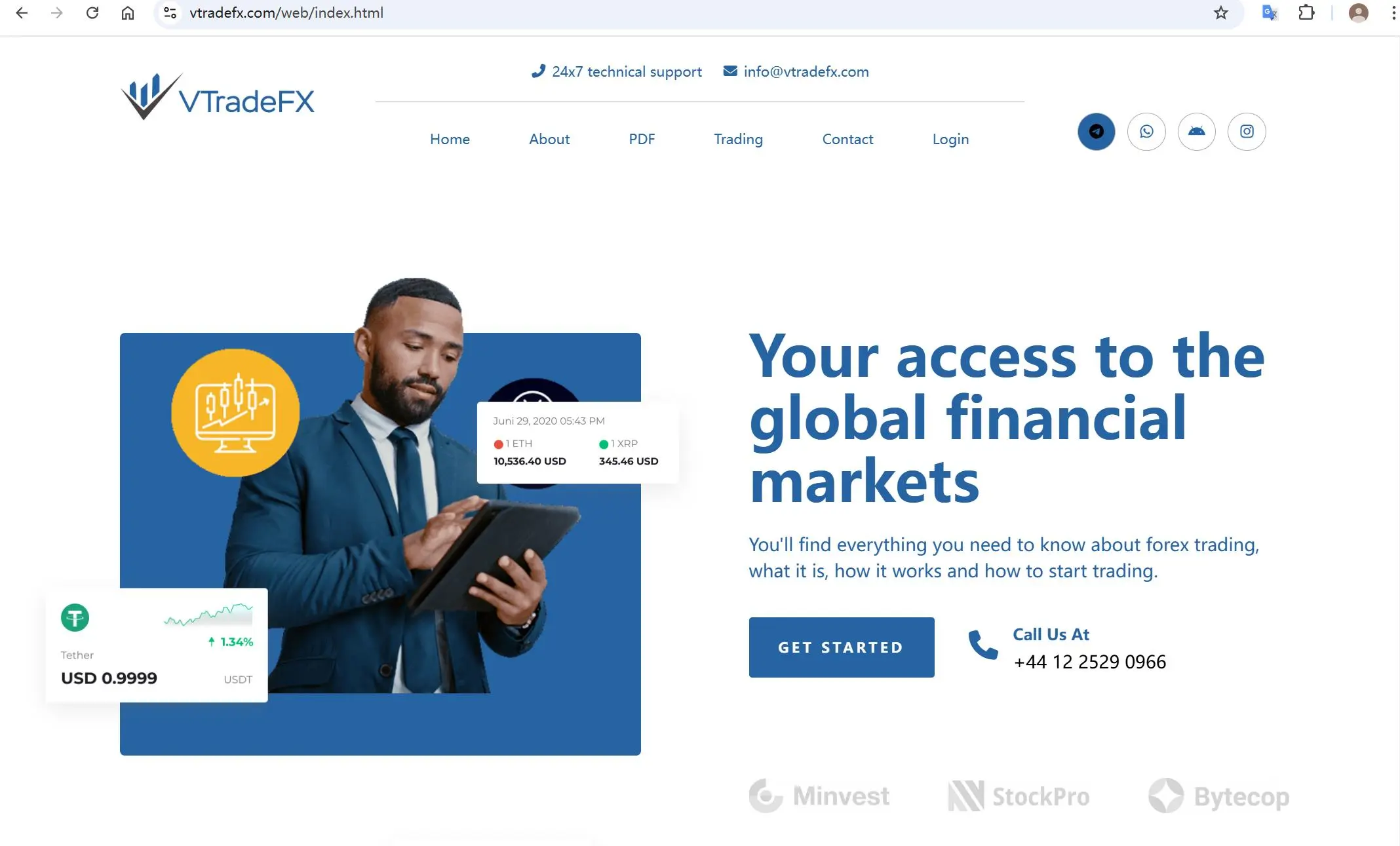 VTradeFX's homepage VTradeFX's homepage