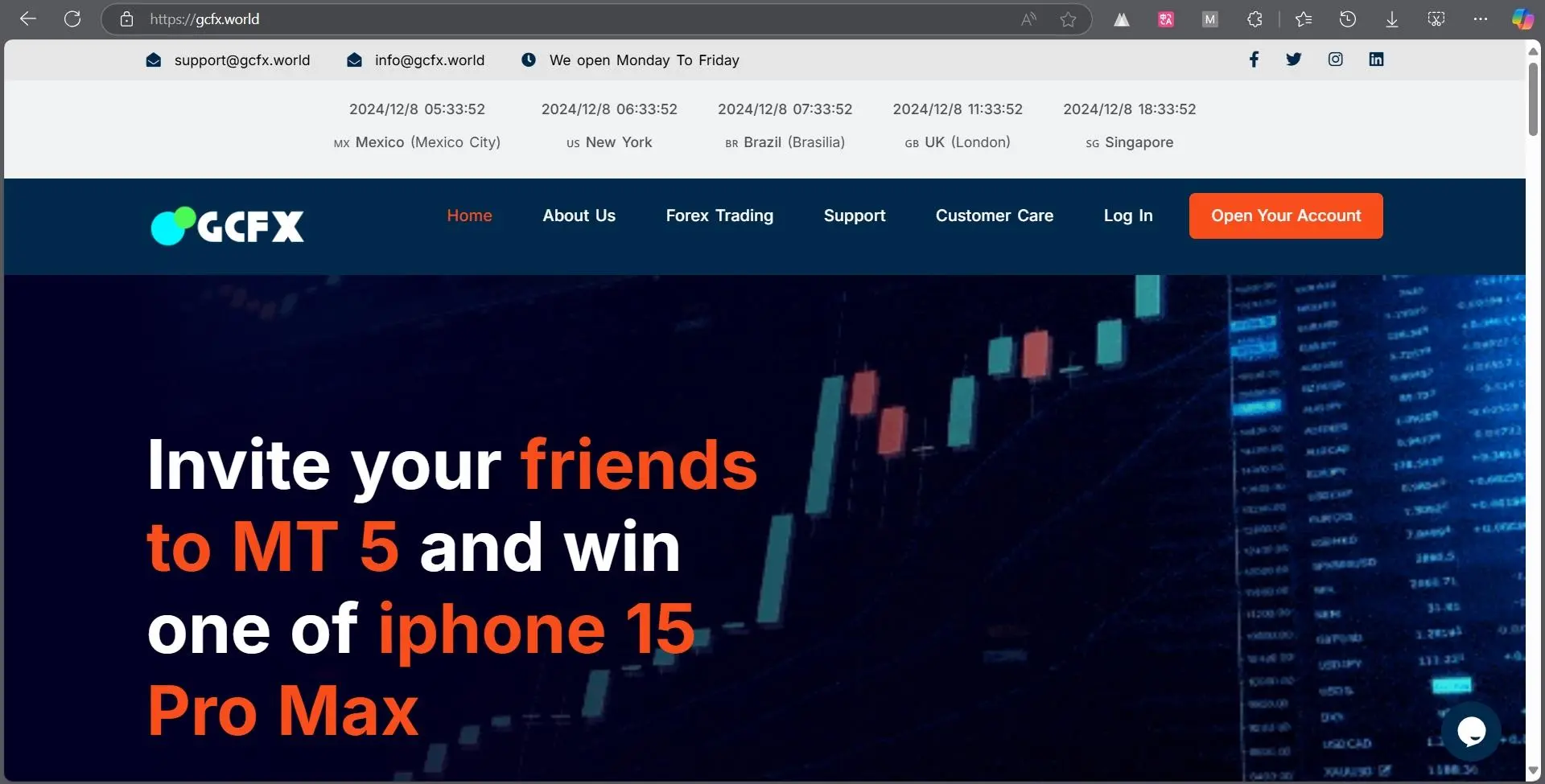 GCFX's homepage GCFX's homepage