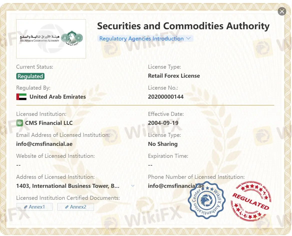Легитимность CMS Financial