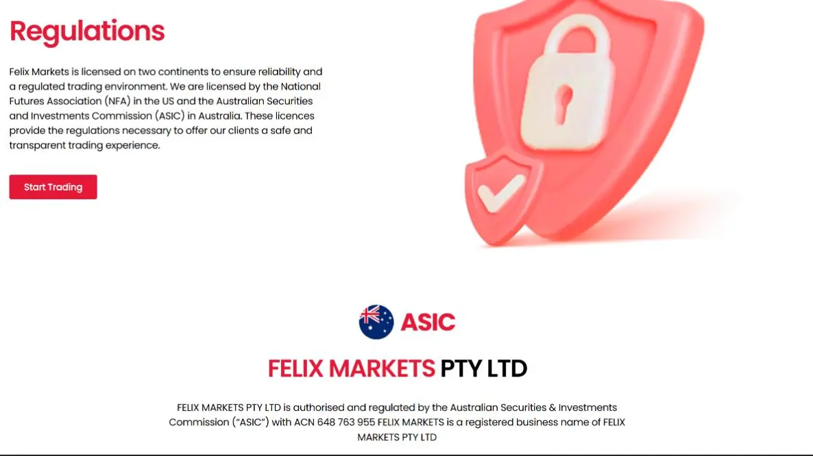 ข้อมูล Felix Markets ข้อมูล Felix Markets