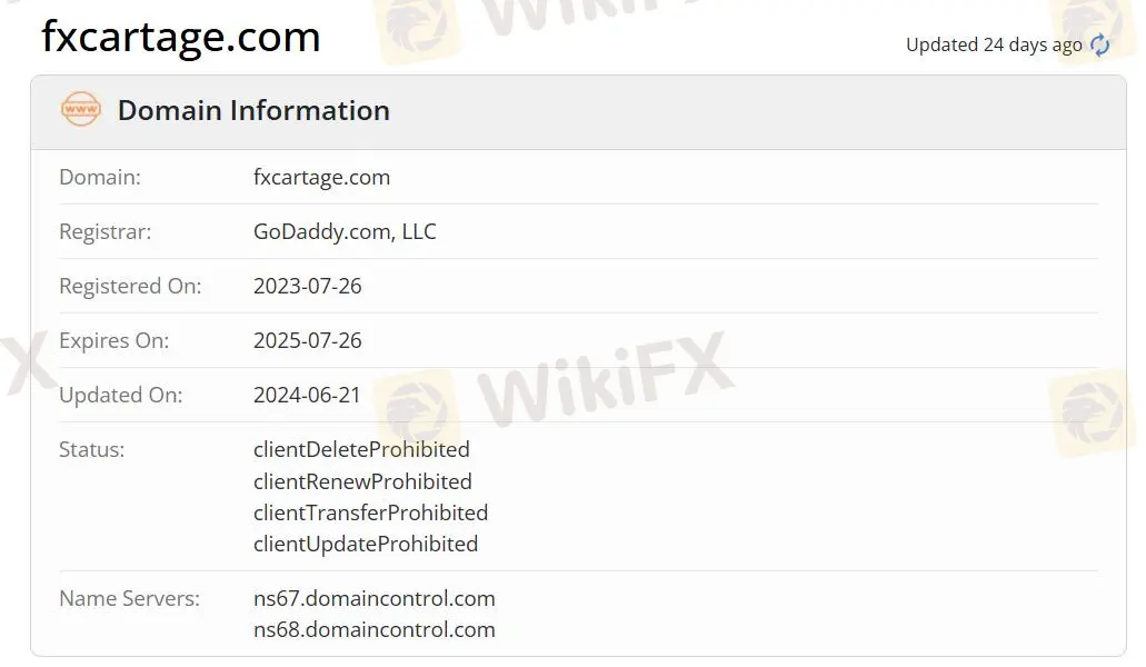 FX Cartage 是否合法? FX Cartage 是否合法?