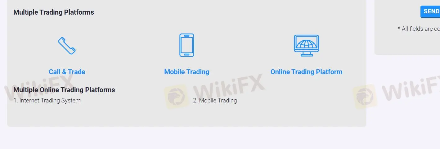 แพลตฟอร์มการซื้อขาย แพลตฟอร์มการซื้อขาย