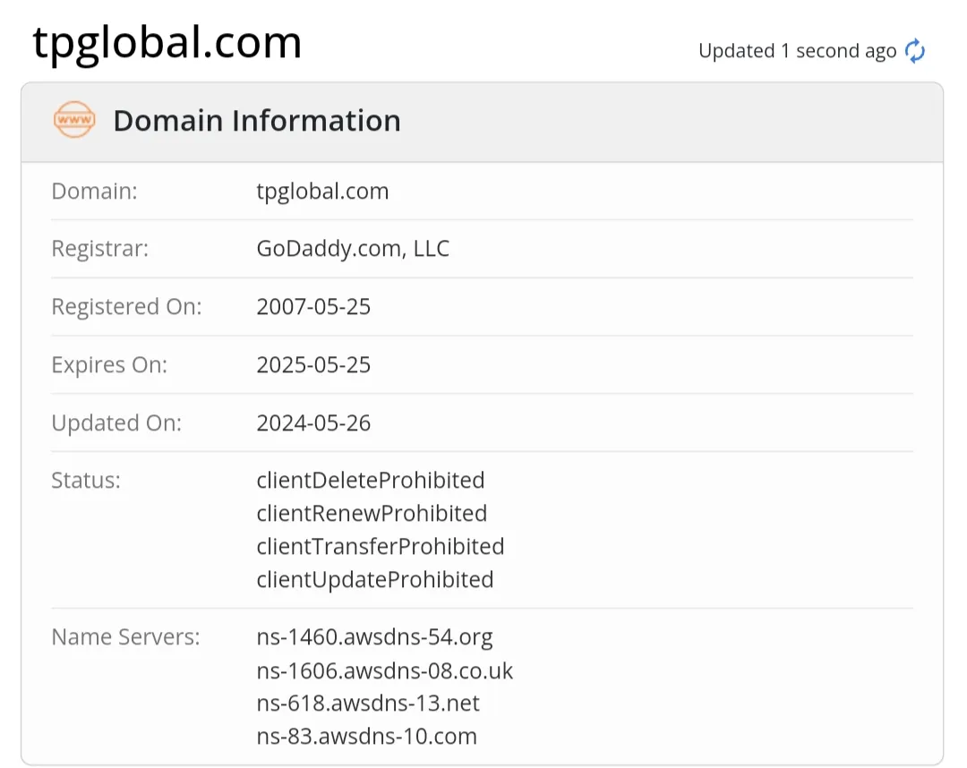 Domain information Domain information