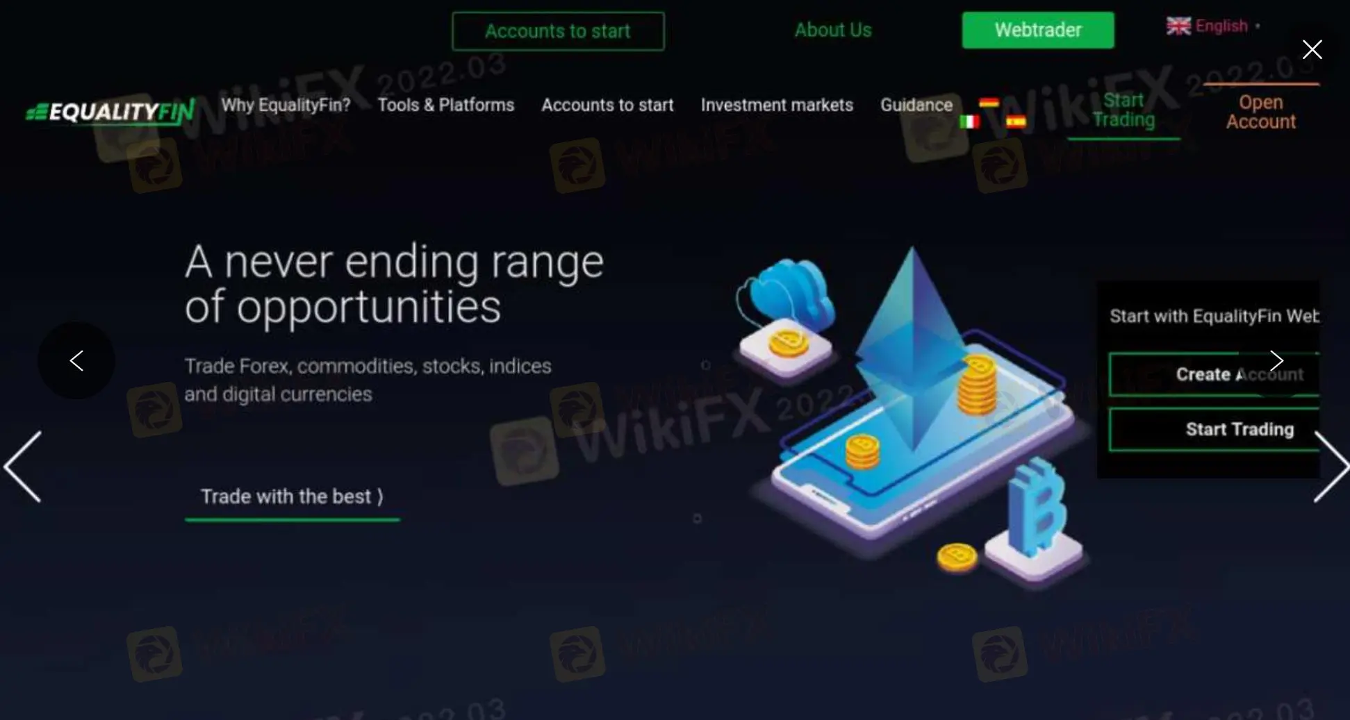 EqualityFin जानकारी EqualityFin जानकारी