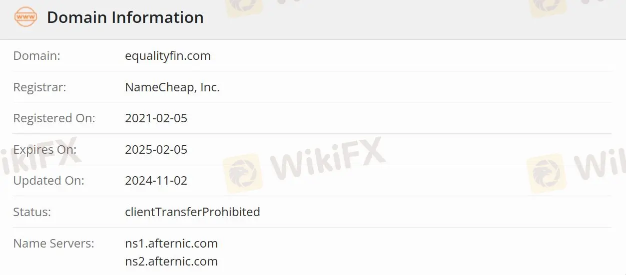 क्या EqualityFin विश्वसनीय है? क्या EqualityFin विश्वसनीय है?