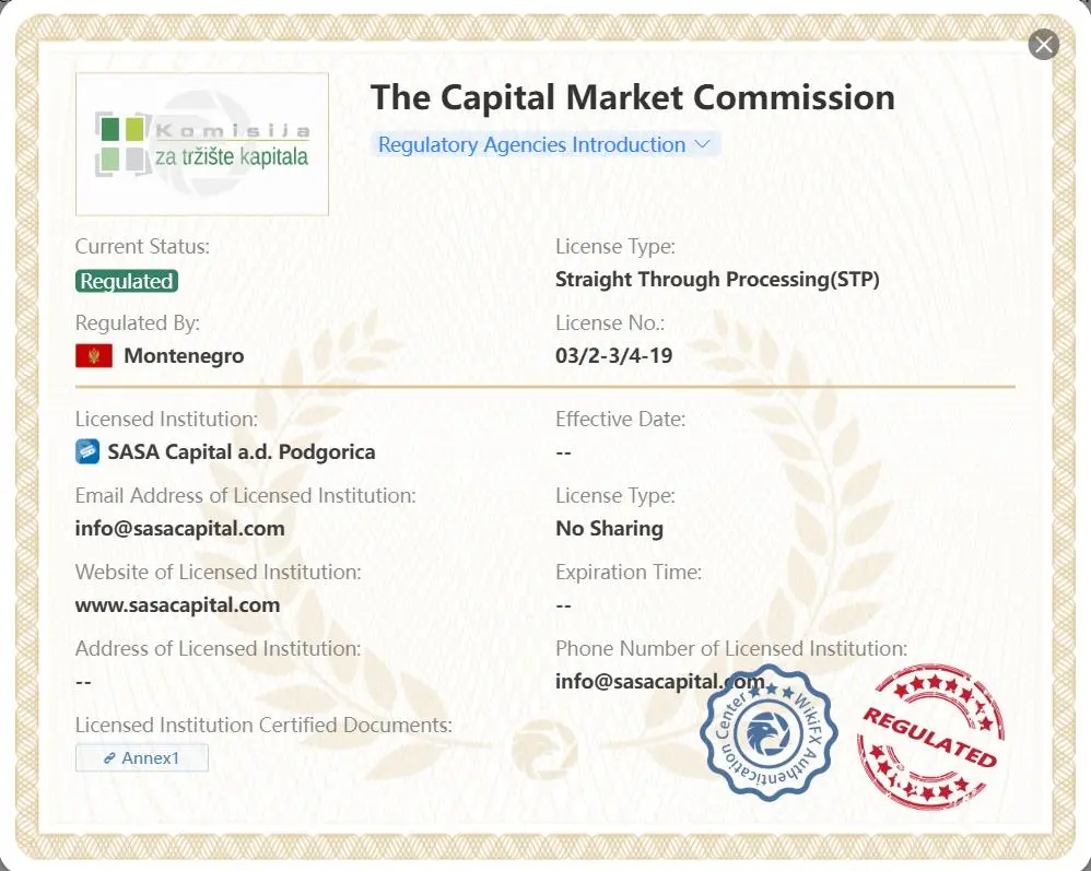 Is SASA CAPITAL Legit ? Is SASA CAPITAL Legit ?
