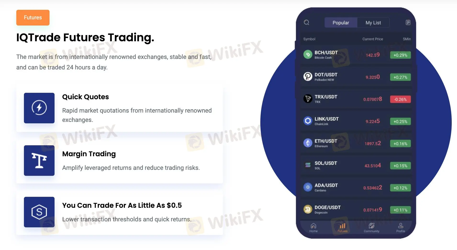 IQTrade で取引できるものは何ですか？