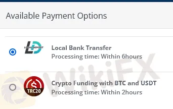 Payment options