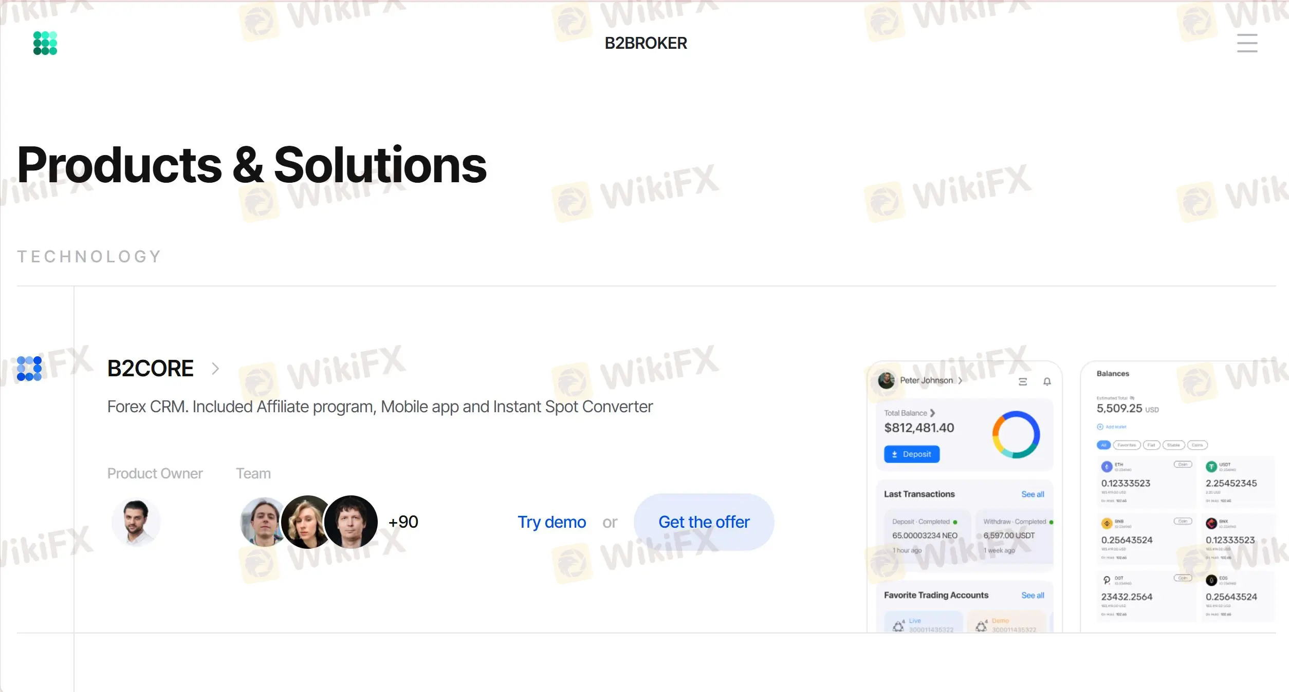 Products and Solutions