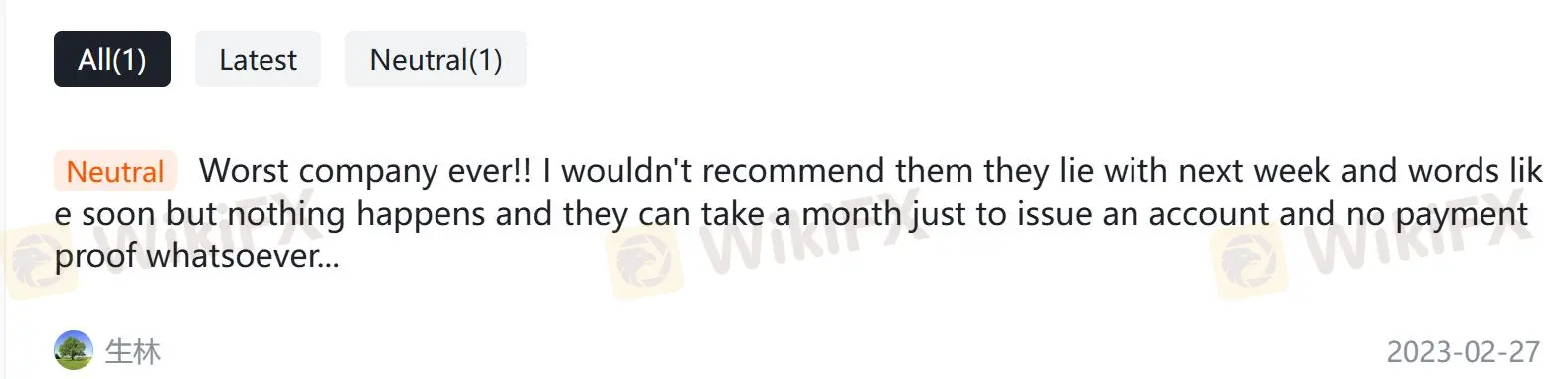 รีวิวเชิงลบเกี่ยวกับ Alpha Bull Markets ใน WikiFX รีวิวเชิงลบเกี่ยวกับ Alpha Bull Markets ใน WikiFX