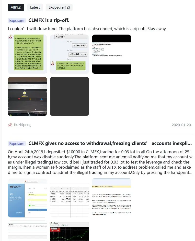 Negative CLMFX Reviews on WikiFX Negative CLMFX Reviews on WikiFX