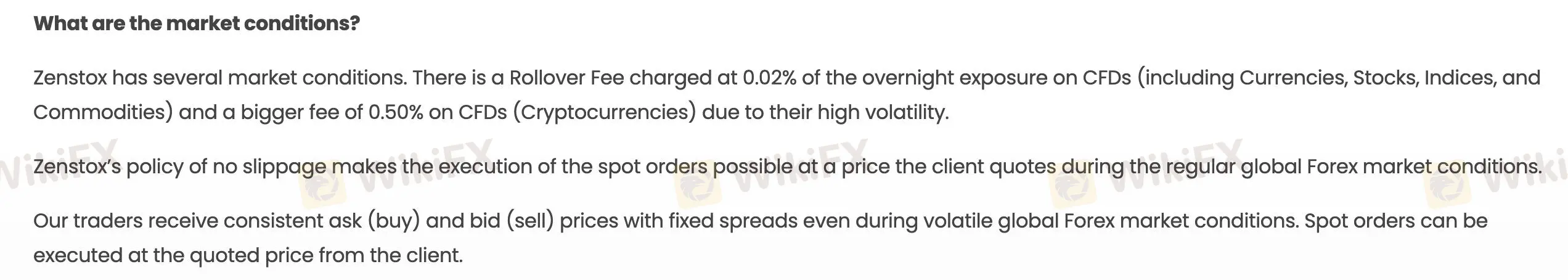 Zenstox Fees