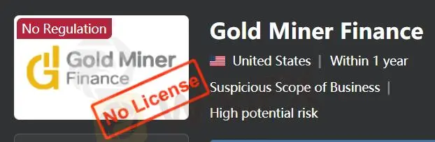 Gold Miner Finance 是否合法? Gold Miner Finance 是否合法?