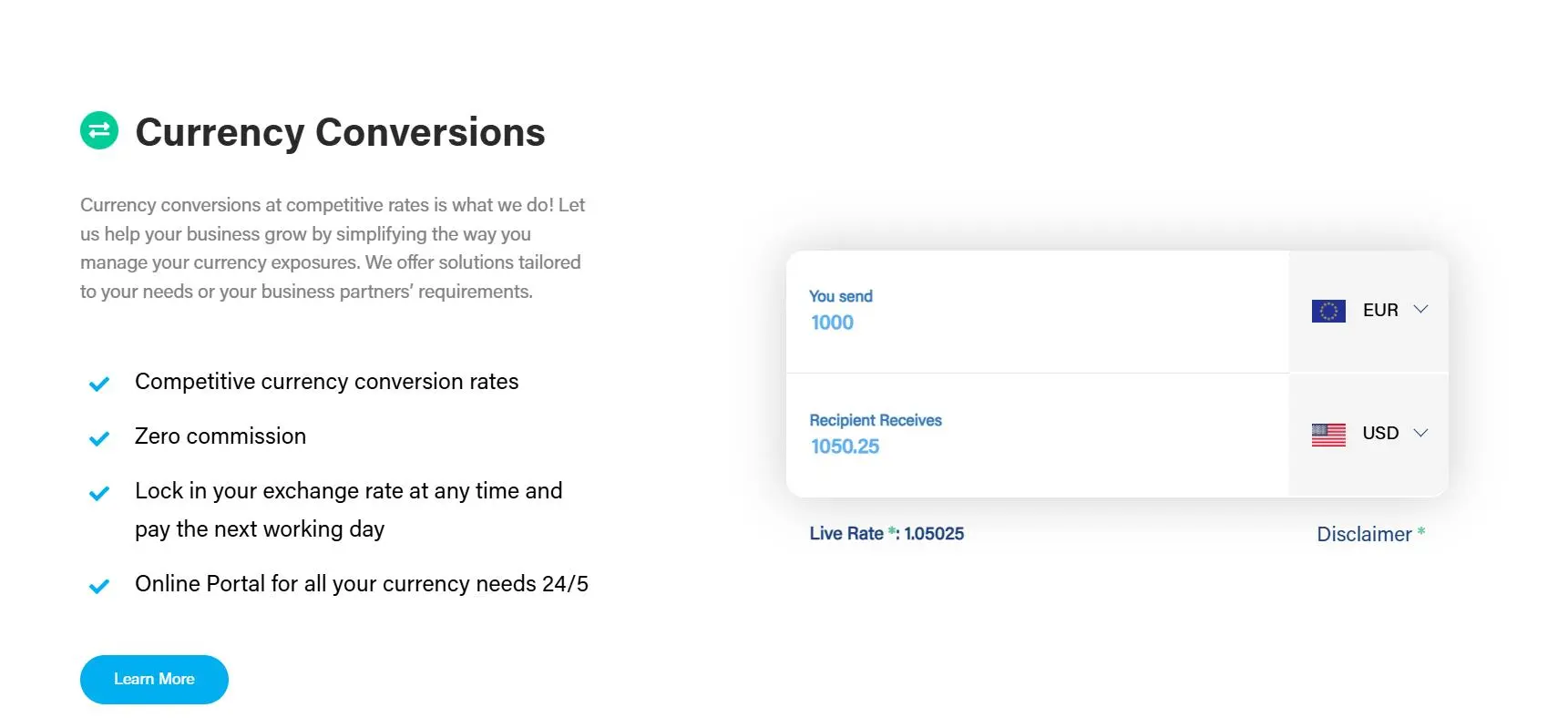 Currency Conversions