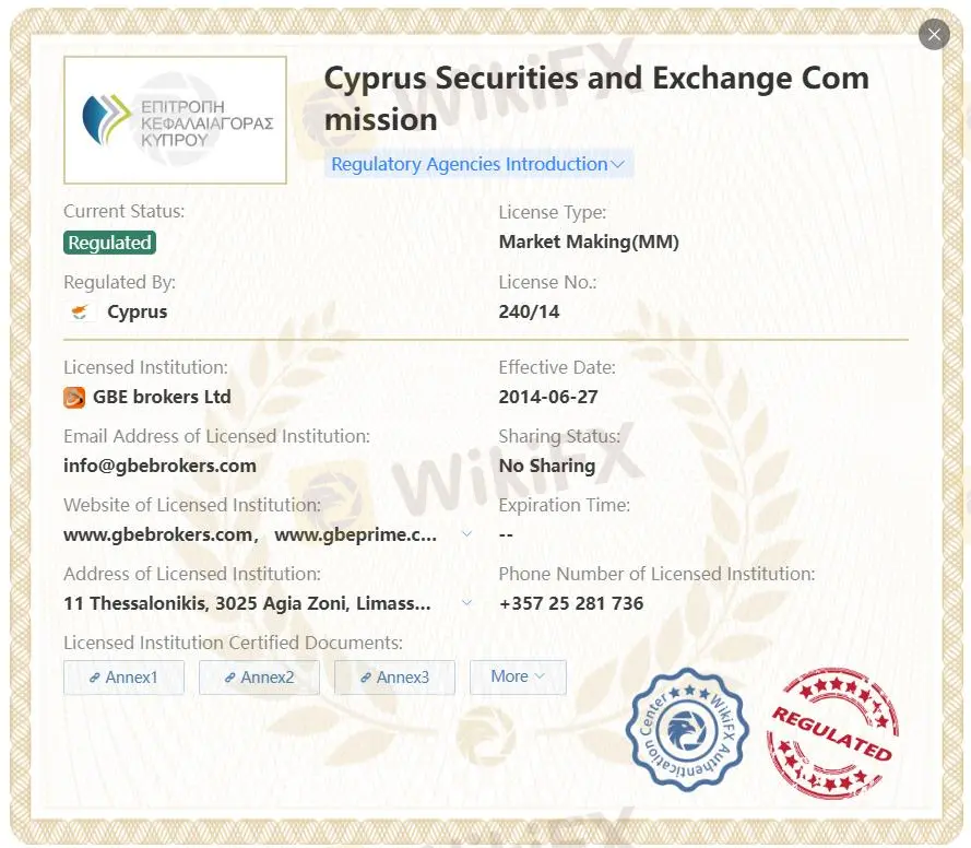 Regulado por CySEC