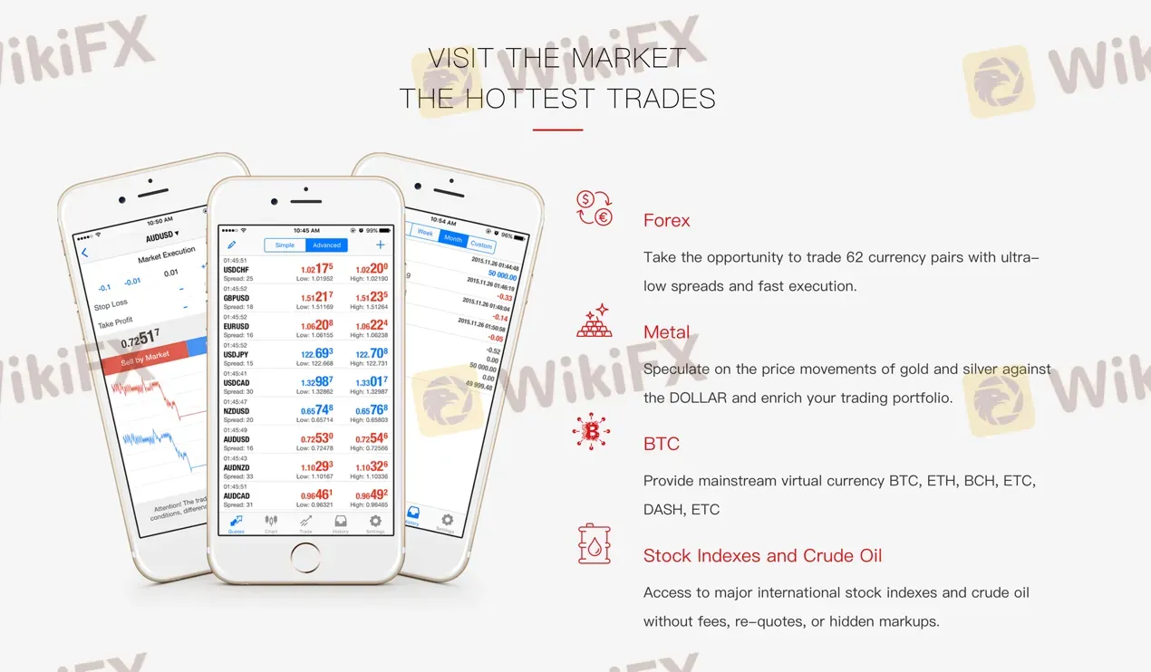 Aden Markets DOO可以交易什么？