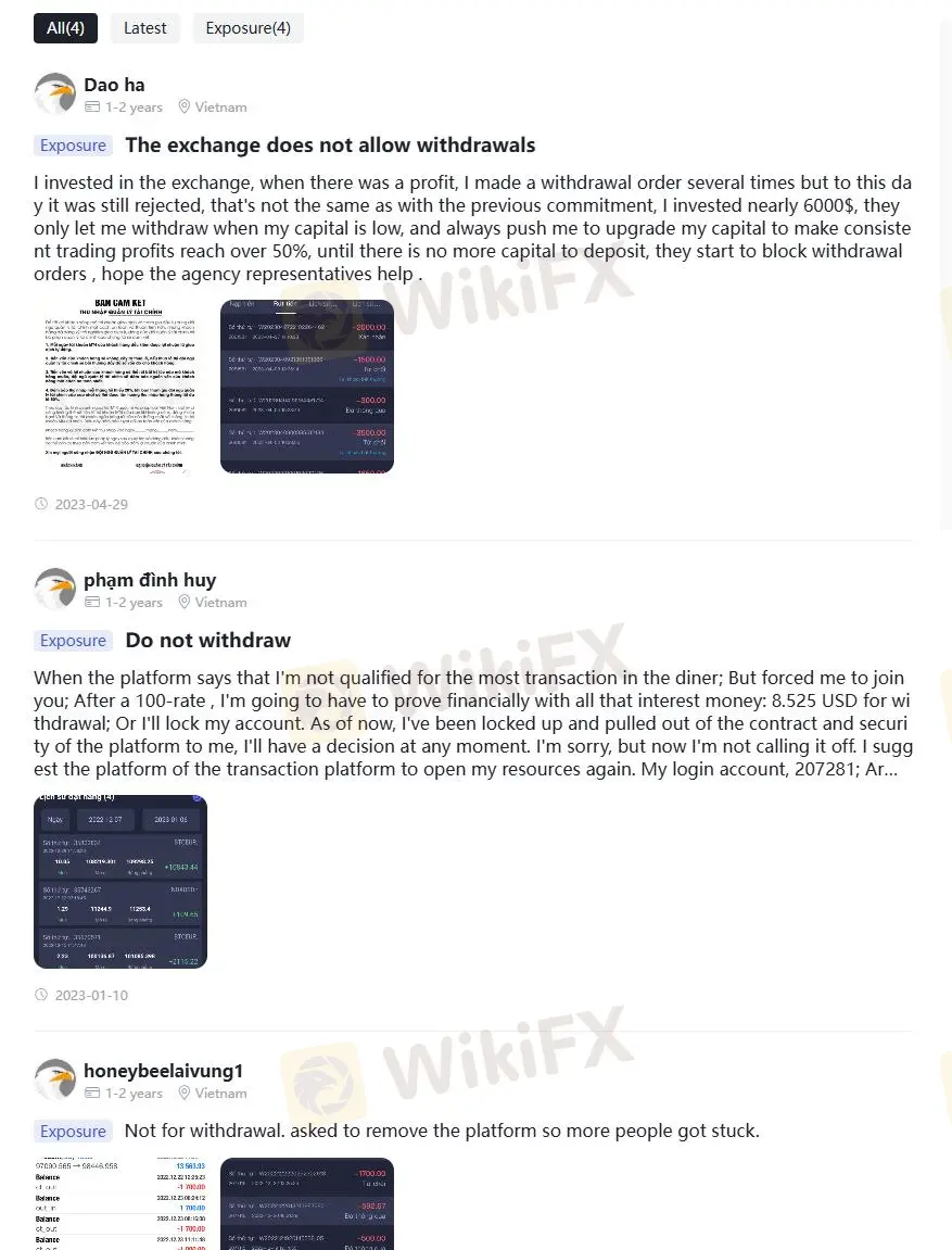 Negative PROFIT CINDA Reviews on WikiFX Negative PROFIT CINDA Reviews on WikiFX