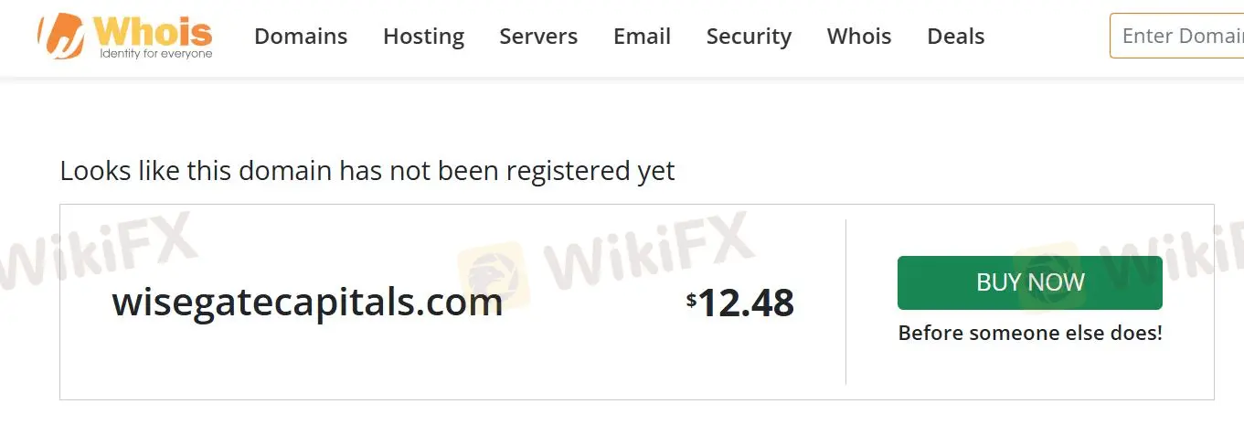 Is WISEGATE CAPITALS Legit?