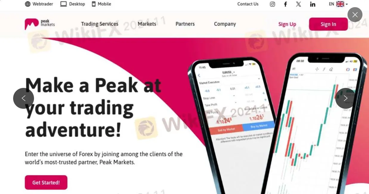 Peak Markets Information Peak Markets Information