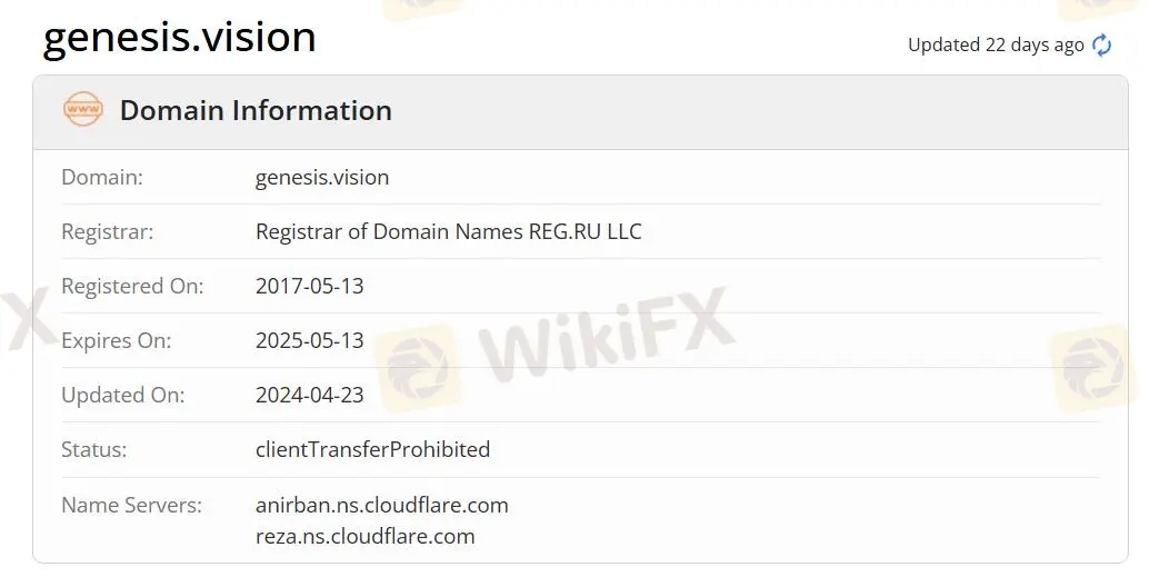 Is GENESIS VISION Legit?