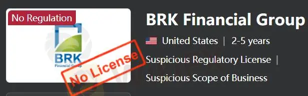 Est-ce que BRK Financial Group est légitime ? Est-ce que BRK Financial Group est légitime ?