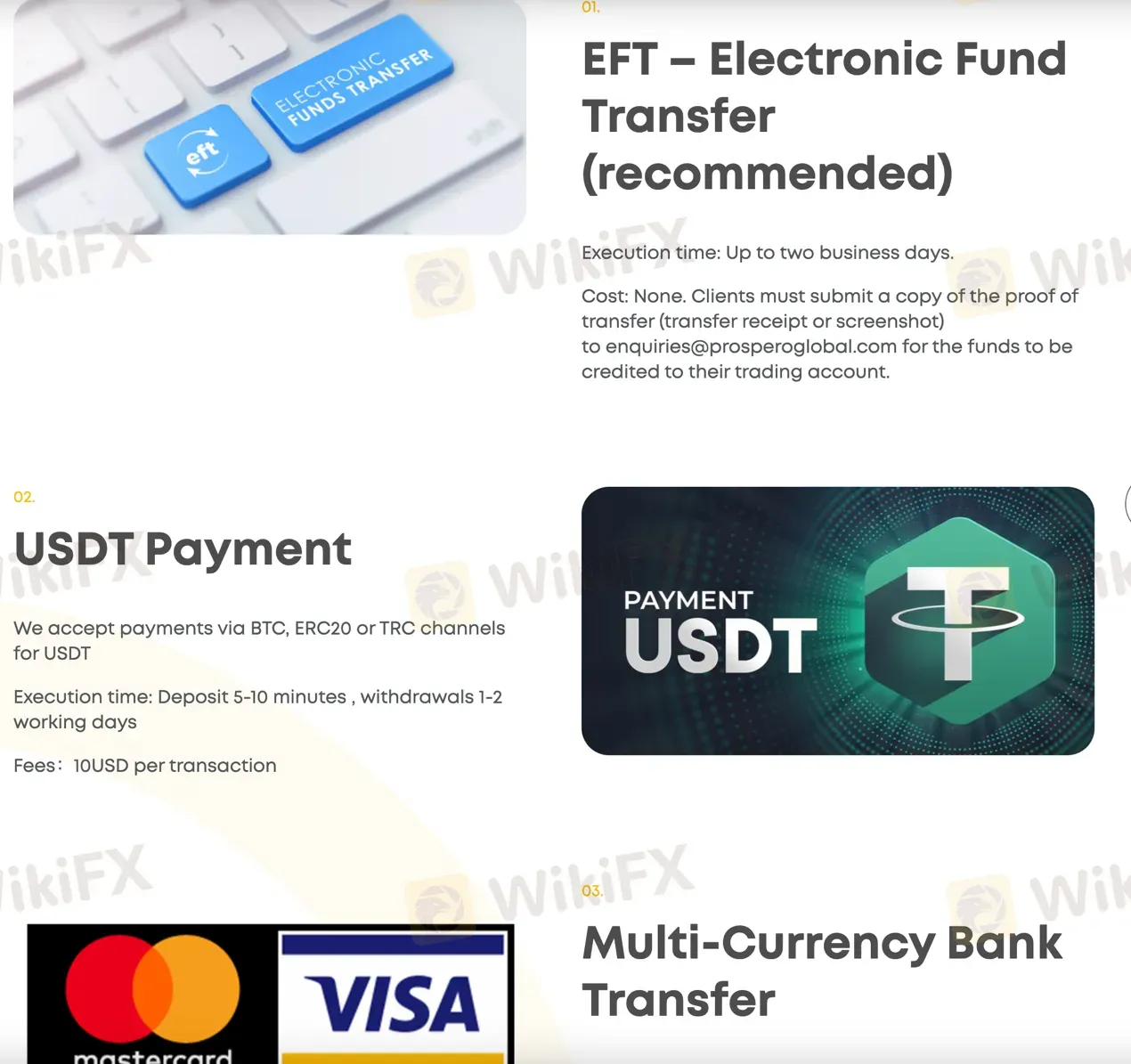 Deposit and Withdrawal Deposit and Withdrawal