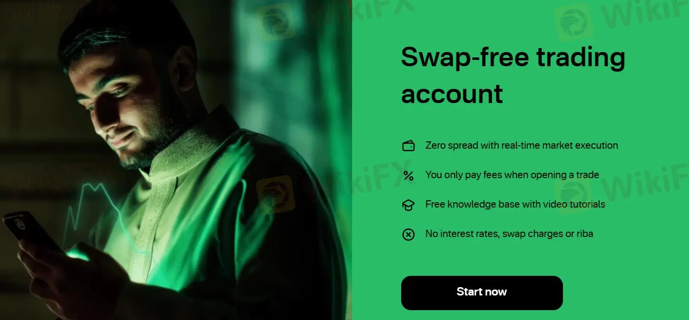 Swap-free account
