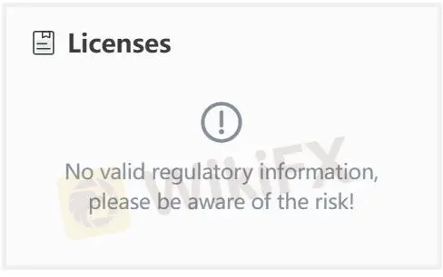 No license No license