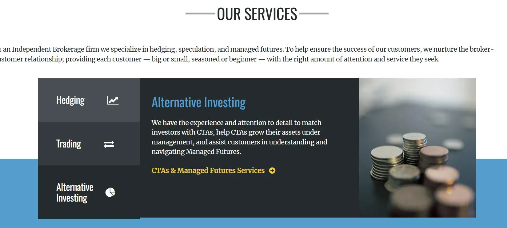 What Services does Lakefront Futures offer? What Services does Lakefront Futures offer?