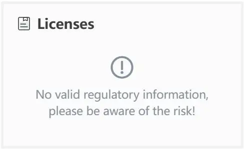 No license