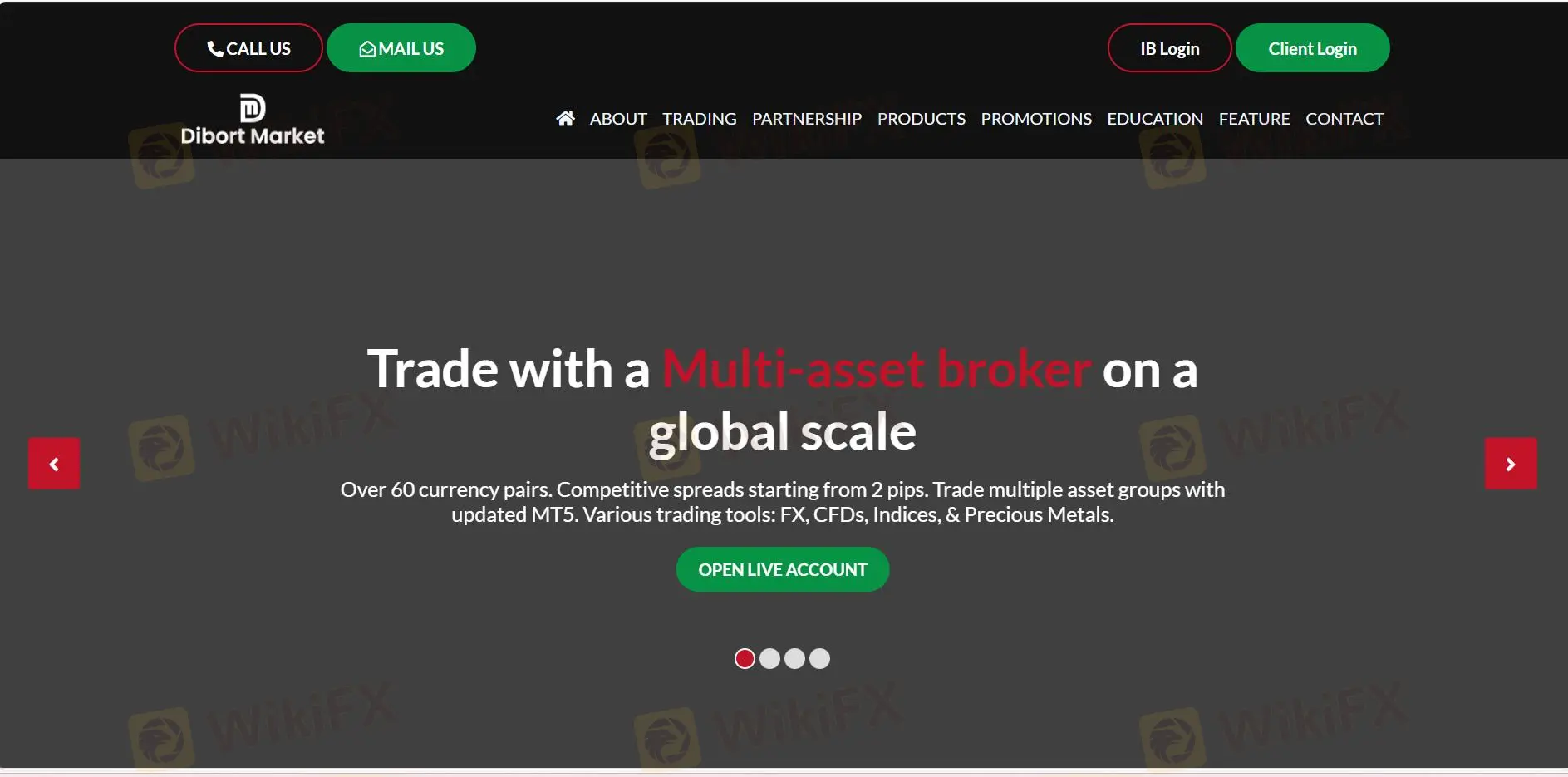 Información de Dibort FX