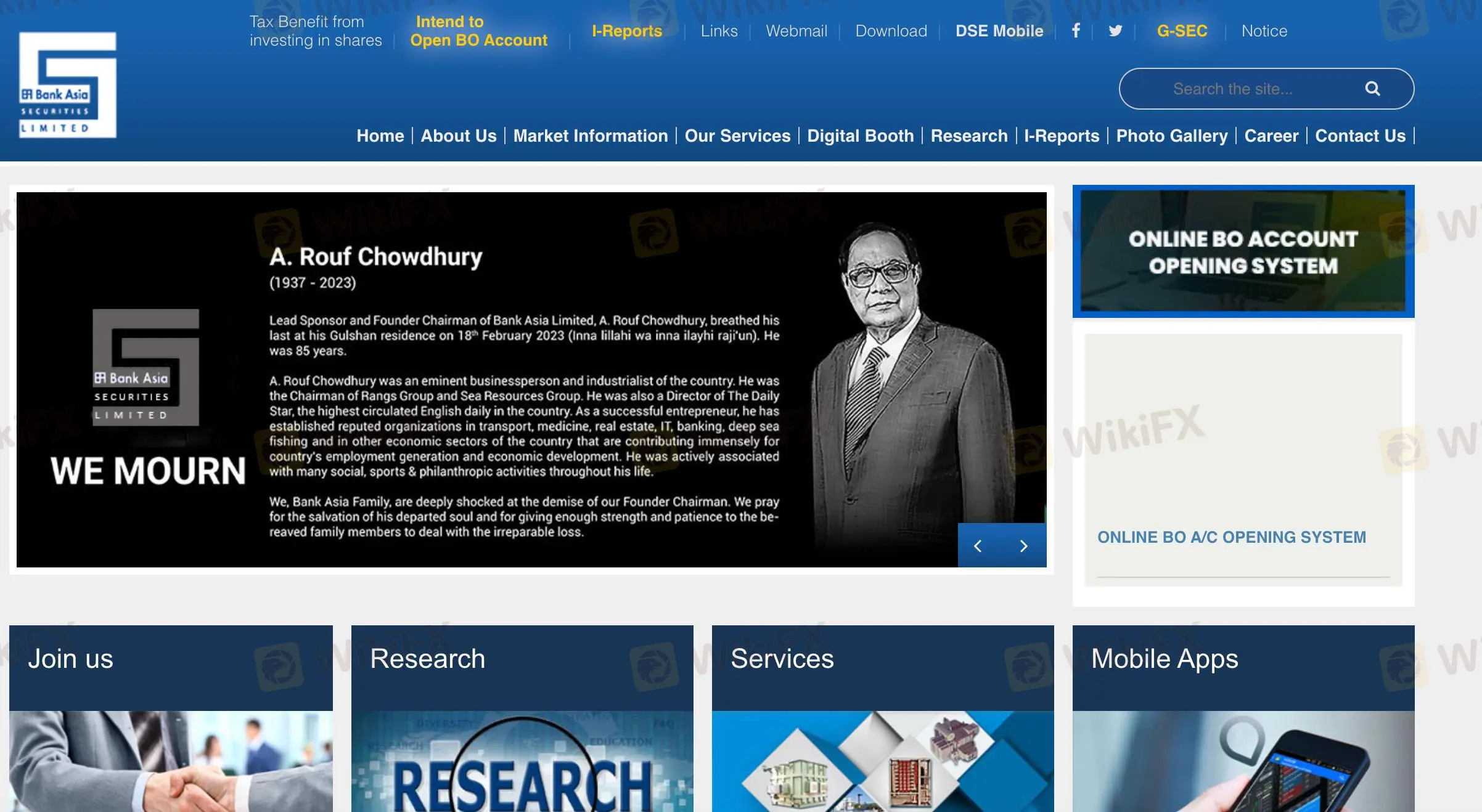 Bank Asia Securities Limited Information Bank Asia Securities Limited Information