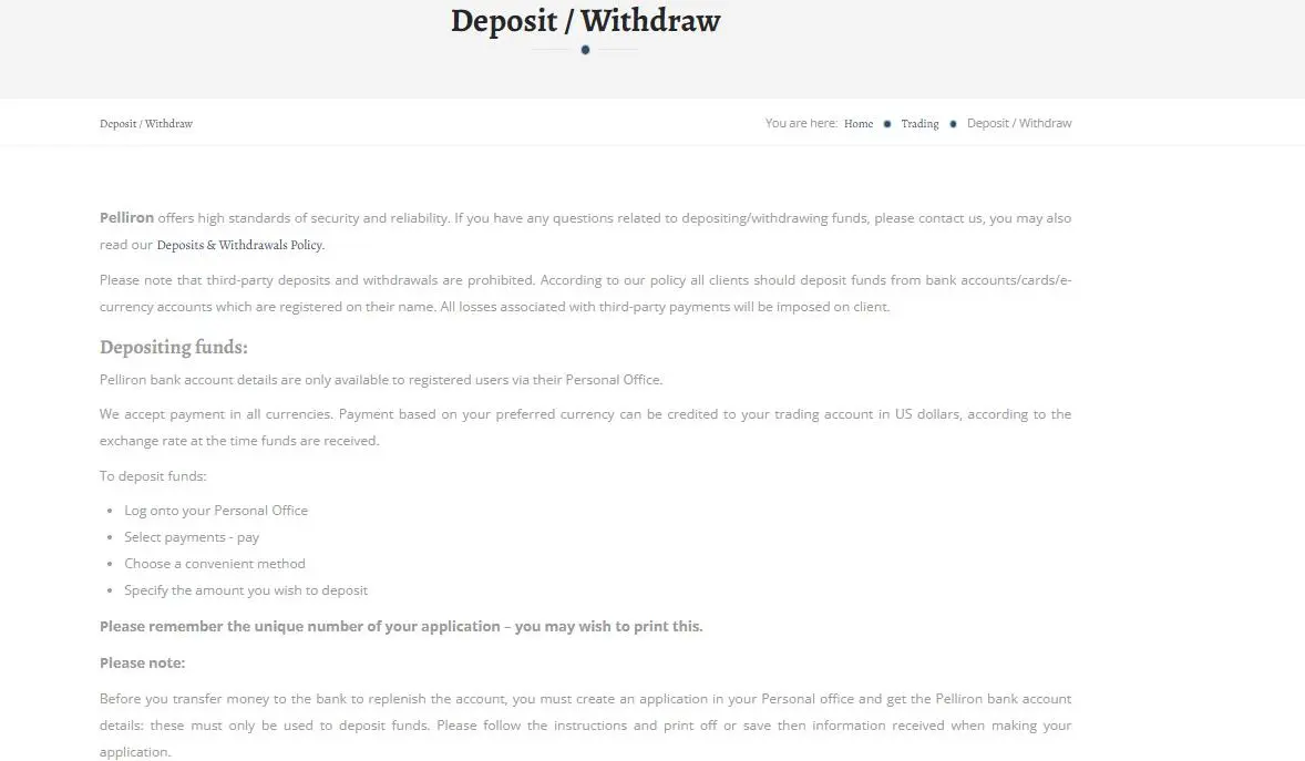 Deposit Deposit