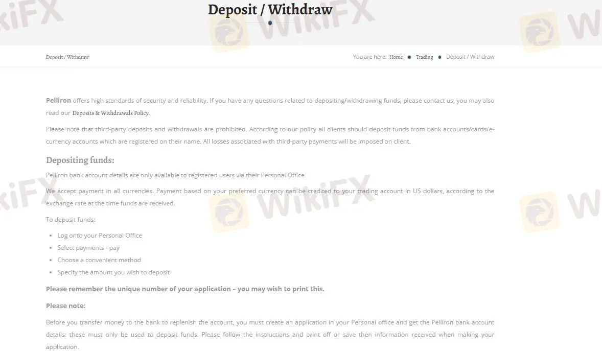 Deposit 