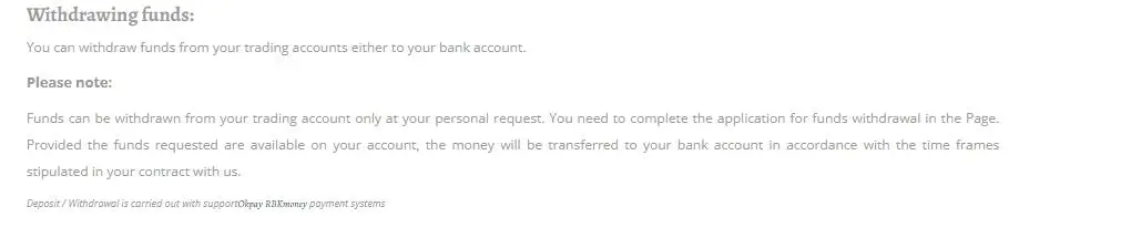 Withdrawal Withdrawal