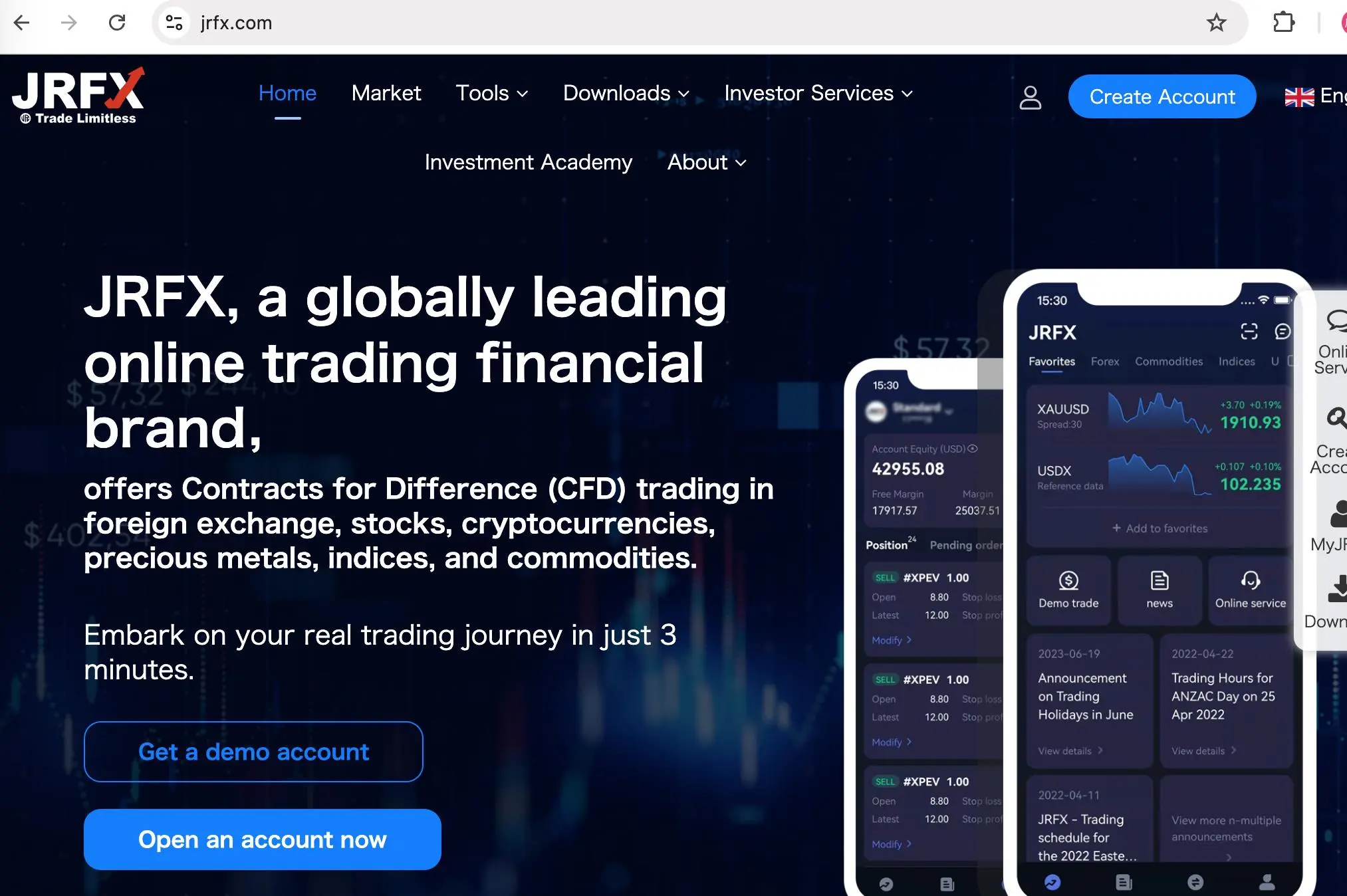 JRFX's homepage