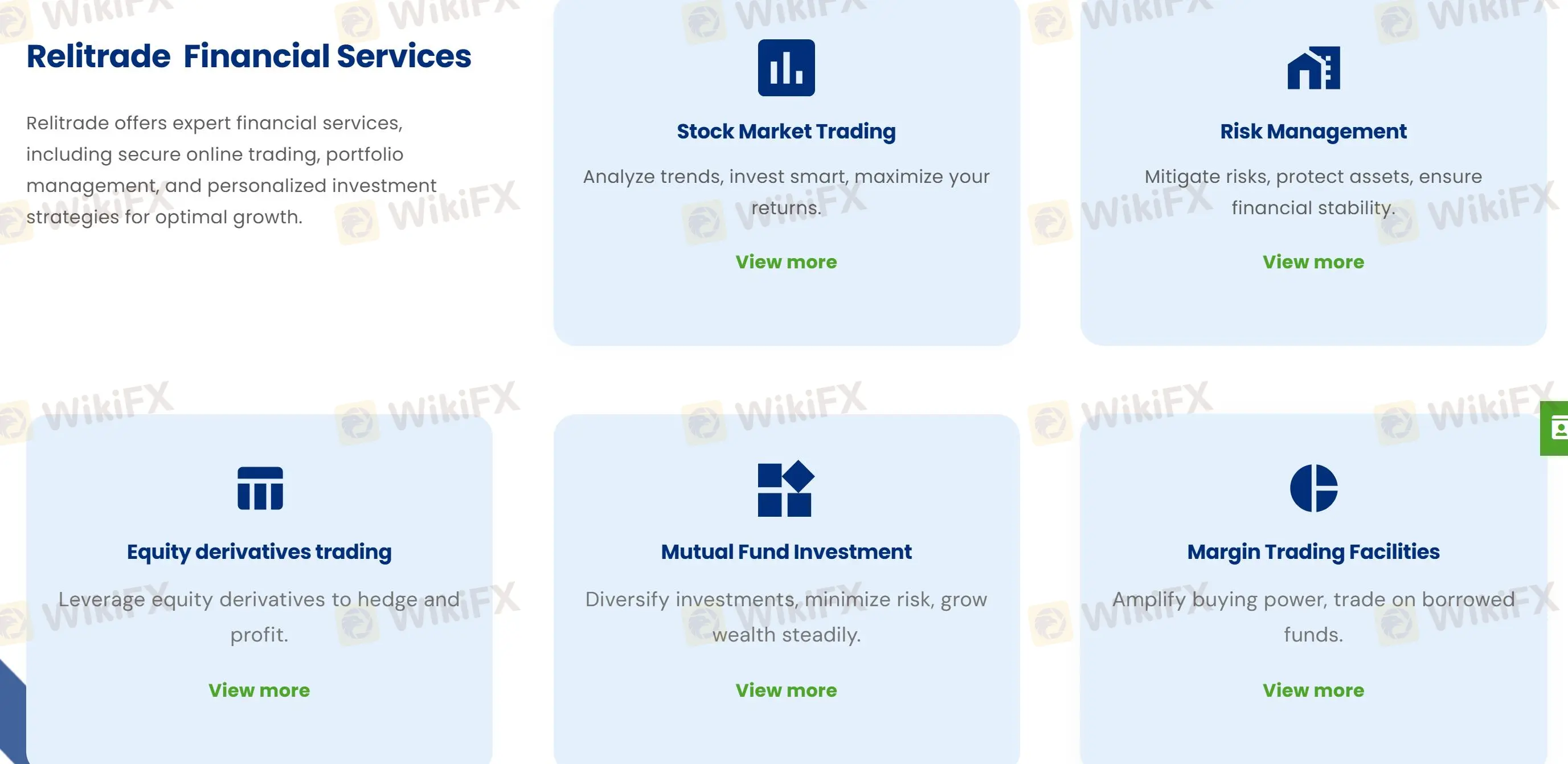 Ano ang mga serbisyong pinansyal na ibinibigay ng Relitrade? Ano ang mga serbisyong pinansyal na ibinibigay ng Relitrade?