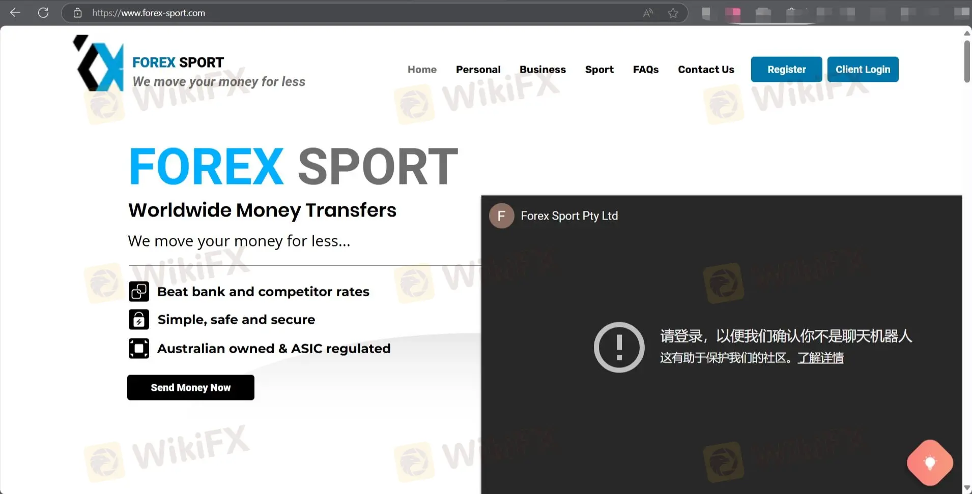 Forex Sport的主頁